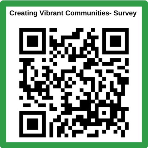 A QR code with the text